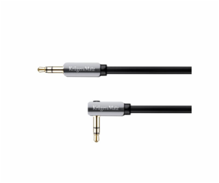 Kabel Kruger&Matz Jack 3.5mm - Jack 3.5mm 1m srebrny (KM0...