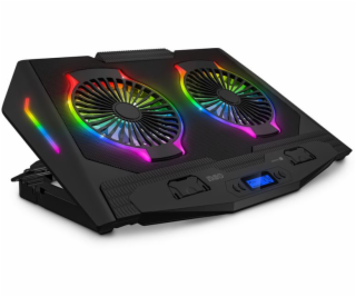 CONNECT IT NEO RGB chladicí podložka pod notebook, černá