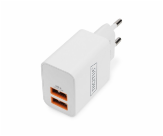 DIGITUS USB nabíječka 2x USB-A, 15,5W