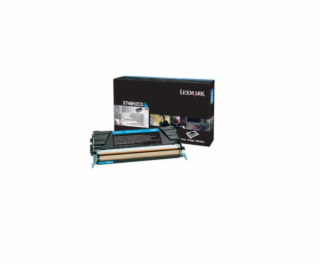 LEXMARK X748 toner cartridge cyan high capacity 10.000 pa...