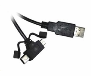 PremiumCord Kabel micro USB+mini USB 5pin, 1.8m