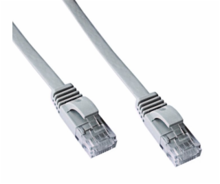 DATACOM Patch cord UTP CAT6 2m šedý FLAT plochý