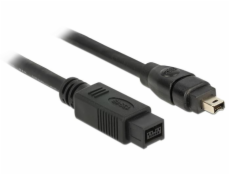 Delock Firewire 9-pin - Firewire 4-pin, 1m, Biały (82588)