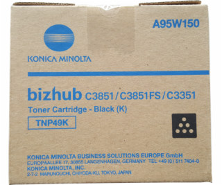 Konica Minolta toner A95W150, black, 13000str., TNP-49K, ...