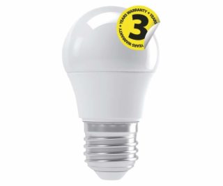 Emos LED žárovka MINI GLOBE, 4W/30W E27, WW teplá bílá, 3...