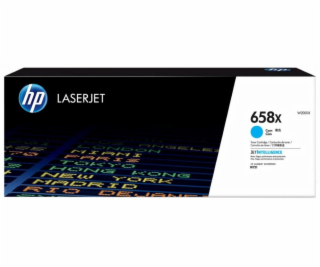 HP 658X Cyan LaserJet Toner Cartridge (28,000 pages)