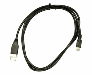 Akyga kabel USB A/Mini-B 5-pin 1.8 m/černá