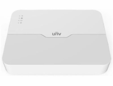 UNIVIEW NVR, 8 PoE (Max 108W) kanálů, H.265, 1x HDD, vstup 8 Mpix (max 64Mbps), prohlížeč 8 Mpix (Max 64Mbps)