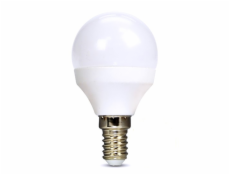 Solight LED žárovka, miniglobe, 8W, E14, 4000K, 720lm, bílé provedení - WZ430-1