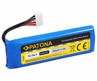 PATONA baterie pro reproduktor JBL Flip 4 3000mAh 3,7V Li...