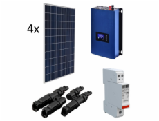 GWL Power Solarmi GridFree 1000 solárna elektráreň 1kW GTIL menič s limiterom + 4x 290Wp solárny panel