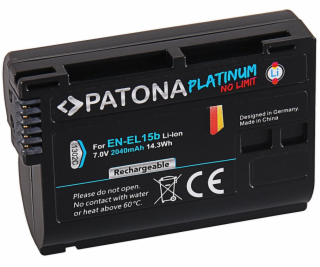 PATONA baterie pro foto Nikon EN-EL15B 2040mAh Li-Ion PLA...