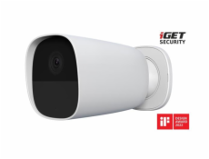 iGET SECURITY EP26 White - WiFi bateriová FullHD kamera, IP65, samostatná i pro alarm M5-4G a M4, CZ