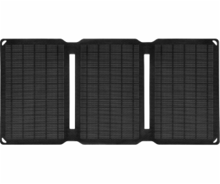 Sandberg Solar Charger 21W 2xUSB, solární nabíječka, černá