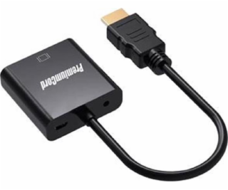 PremiumCord Převodník HDMI na VGA se zvukem 3,5mm stereo ...