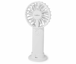 NEDIS ruční ventilátor/ průměr 6 cm/ výkon 0,9 W/ 2 rychl...