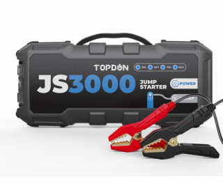 TOPDON Car Jump Starter JumpSurge 3000, 24000 mAh