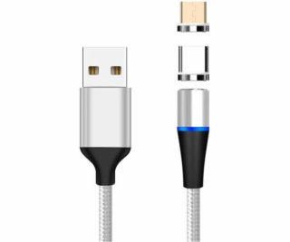 PremiumCord Magnetický micro USB a USB-C nabíjecí a datov...