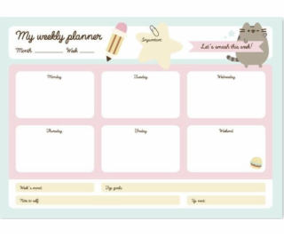 Pusheen Planner tygodniowy z kolekcji Foodie