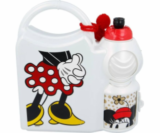 Mickey Mouse Minnie Mouse - Zestaw lunchbox aj bidón 400 ml