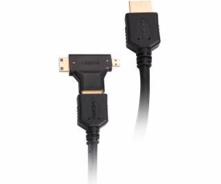 Kábel Prestigio HDMI - HDMI 1.8m czarny (PHDMIAC1)