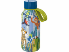 Quokka Quokka Solid Kids with strap - Butelka termiczna zo stali nierdzewnej 330 ml z paskiem (Jungle)