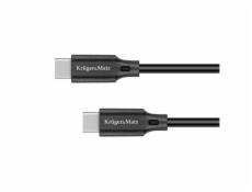 Kabel USB Kruger&Matz USB-C - USB-C 2.5 m Czarny (KM1261)