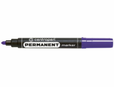 Centropen Marker Fioletowy Permanentny Okrągła Końcówka 2.5 mm (8566/05)