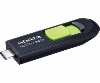 64GB ADATA UC300 USB 3.2 čierna/zelená ACHO-UC300-64G-RBK/GN