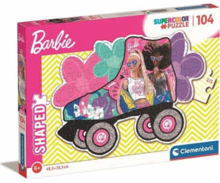 Puzzle 104 elementów Shaped Barbie 