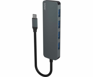 SAVIO Hub USB-C - 4 x USB-A AK-54