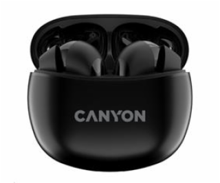 CANYON TWS-5 BT sluchátka s mikrofonem, BT V5.3 JL 6983D4...