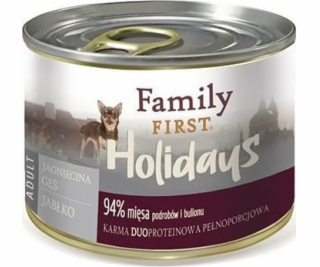 FAMILY FIRST Small Lamb goose apple - Wet dog food - 200 g