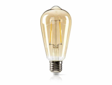 Nedis LBDE27ST64GD1 - Stmívatelná LED Retro Žárovka s Vláknem E27 | ST64 | 4,9 W | 470 lm, F