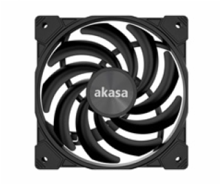 AKASA ventilátor ALUCIA XS12 (Hadal Black Edition), 12cm fan