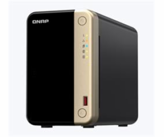 QNAP 2-Bay desktop NAS, Intel® Celeron®, 8 GB DDR4, 2 x 3...