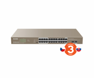 Tenda TEG1126P-24-41410W PoE AT Gigabit switch 24x 1Gb/s ...