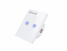 Tellur WiFi Smart Spínač, 2 porty, 1800 W, 10 A, bílý