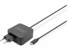 Sieťová nabíjačka 1x USB-C PD 3.0 Max. 65W integrovaný 1,2 m čierny kábel