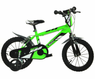 Dětské jízdní kolo Dino Bikes 414UL zelené 14  chlapecké