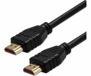 Kábel HDMI - HDMI 1m czarny