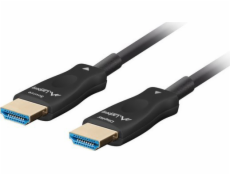 Kabel Lanberg HDMI - HDMI 20m czarny (CA-HDMI-30FB-0200-BK)