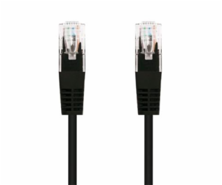 Kabel C-TECH patchcord Cat5e, UTP, černý, 1m