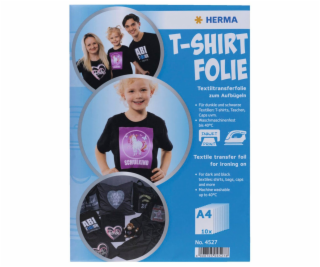 Herma T-Shirt Folie A4 f. dunkle + schwarze Textilien 20 ...