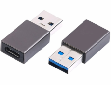 C-TECH Adaptér USB 3.2 Type-C na USB A (CF/AM)