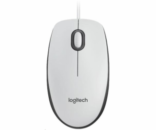 Logitech Corded Mouse M100 WHITE - EMEA