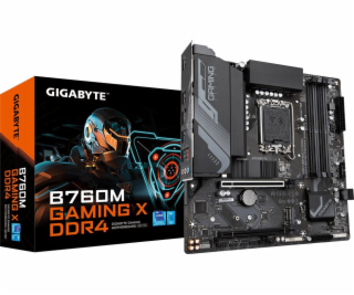 GIGABYTE MB Sc LGA1700 B760M GAMING X DDR4, Intel B760, 4...