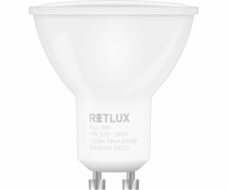 RLL 419 GU10 bulb 9W DL RETLUX