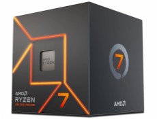 AMD Ryzen 7 7700 / LGA AM5 / max. 5,3GHz / 8C/16T / 40MB / 65W TDP / BOX vč. chladiče Wraith Prism