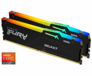 KINGSTON FURY Beast Black RGB EXPO 16GB DDR5 5200MHz CL36...